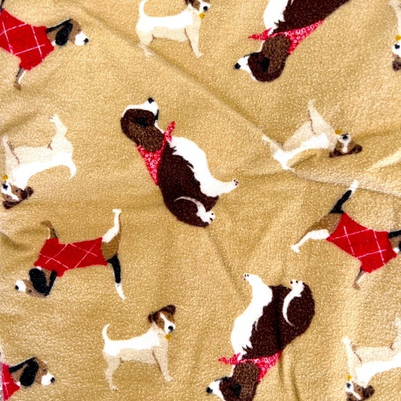 Twin sheet set dog sheets Martha Stewart flannel sheets - Picture 1 of 2